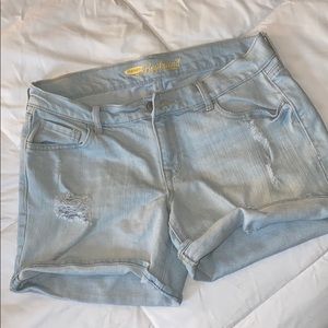 Old Navy Blue Jean distressed shorts